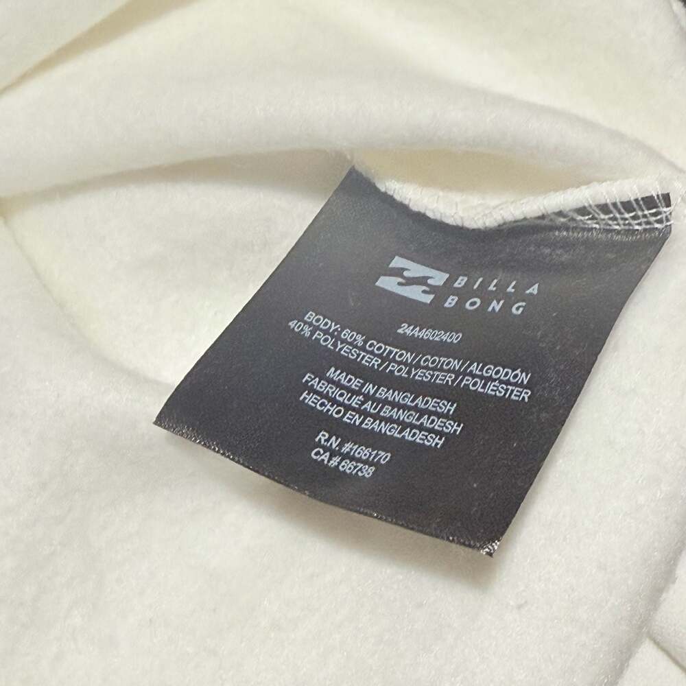 Size M Billabong Sun Groove Crewneck Sweatshirt In Antique White - Picture 8 of 9